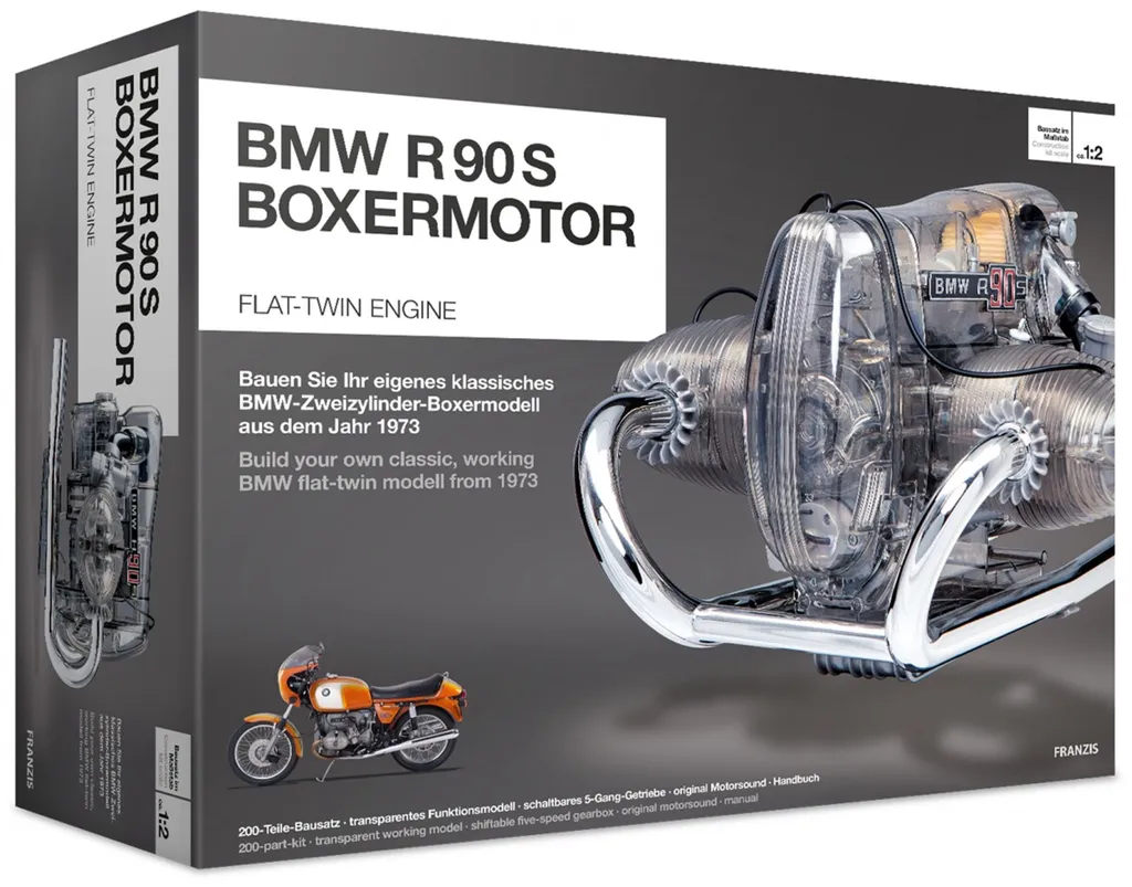 Maquette Fonctionnelle Moteur Boxer BMW R 90 S - Kit Franzis