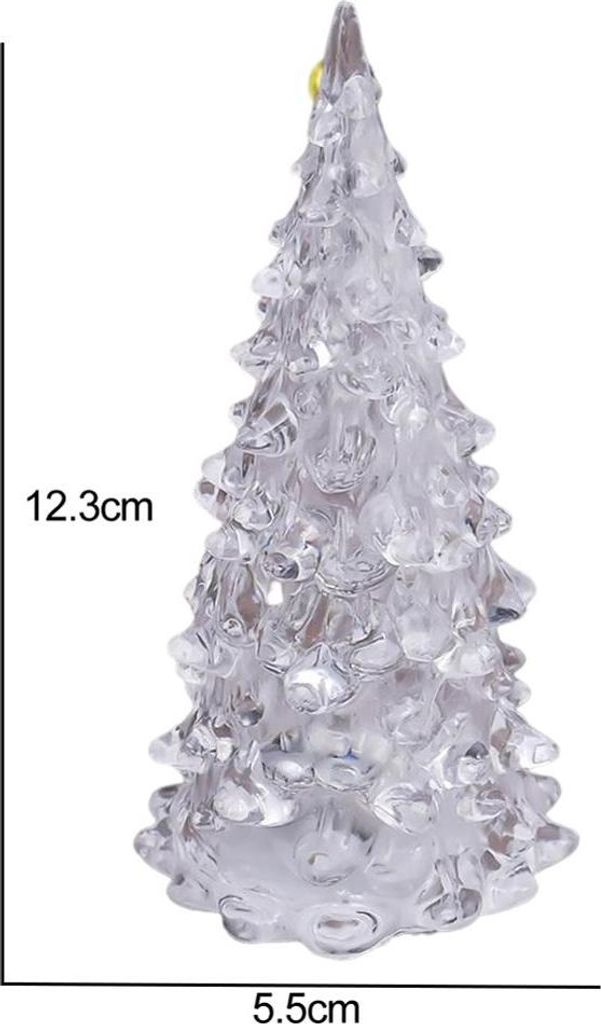LED Crystal Mini Weihnachtsbaum Nachtlicht Lampe Farbe ändernde Weihnachten Nachtlampe Home Decor Weihnachtsdekoration Kinder Geschenk
