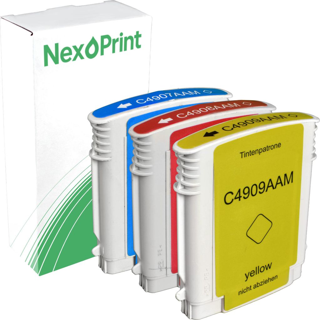 NexoPrint 940XL Multipack CMY (Farbe) Druckerpatronen kompatibel zu HP OfficeJet Pro 8500 A Premium OfficeJet Pro 8500 Premier OfficeJet Pro 8500 W...