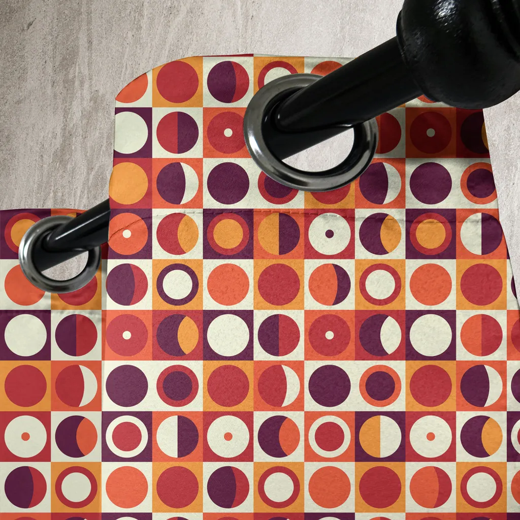 ABAKUHAUS Set Di 2 Tende In Microfibra 150x245 Cm - Motivo Geometrico Ombre - Almond Verde - Semi-scurante - Lavabili - Prodotte In Turchia