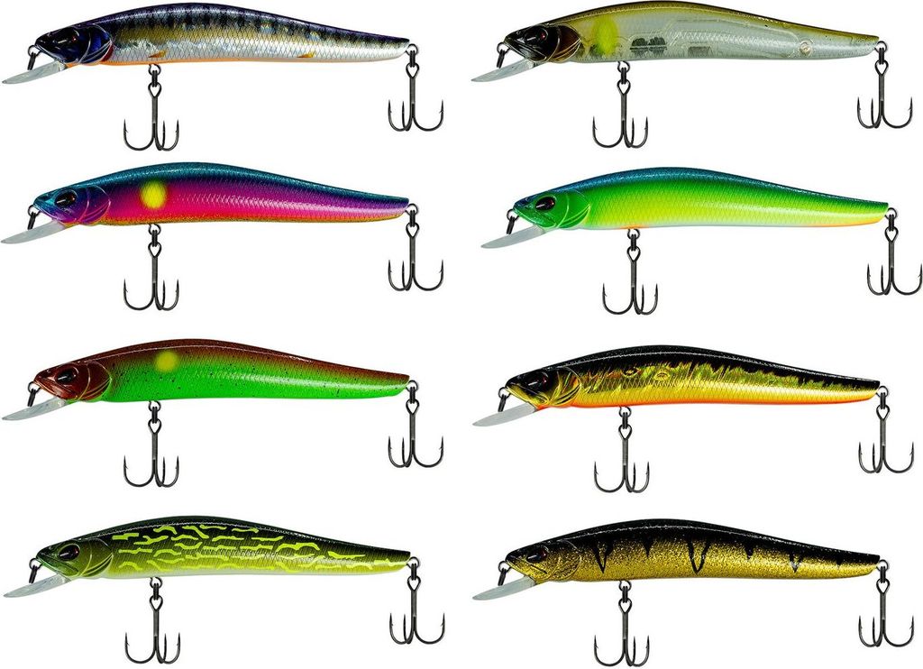 Probaits C4 Minnow 120mm 17g - Wobbler, Probaits Farben:blau / grün / weiß / orange
