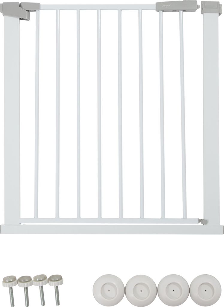 Zayno® Türschutzgitter Breite 76 bis 83 cm in Weiß inkl. Produktbild 