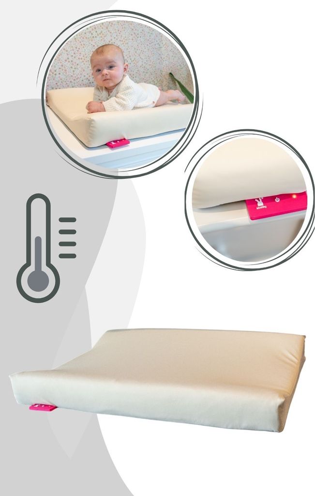 Wumby beheizte Wickelauflage, Farben:Vanilla (Beige) Produktbild 