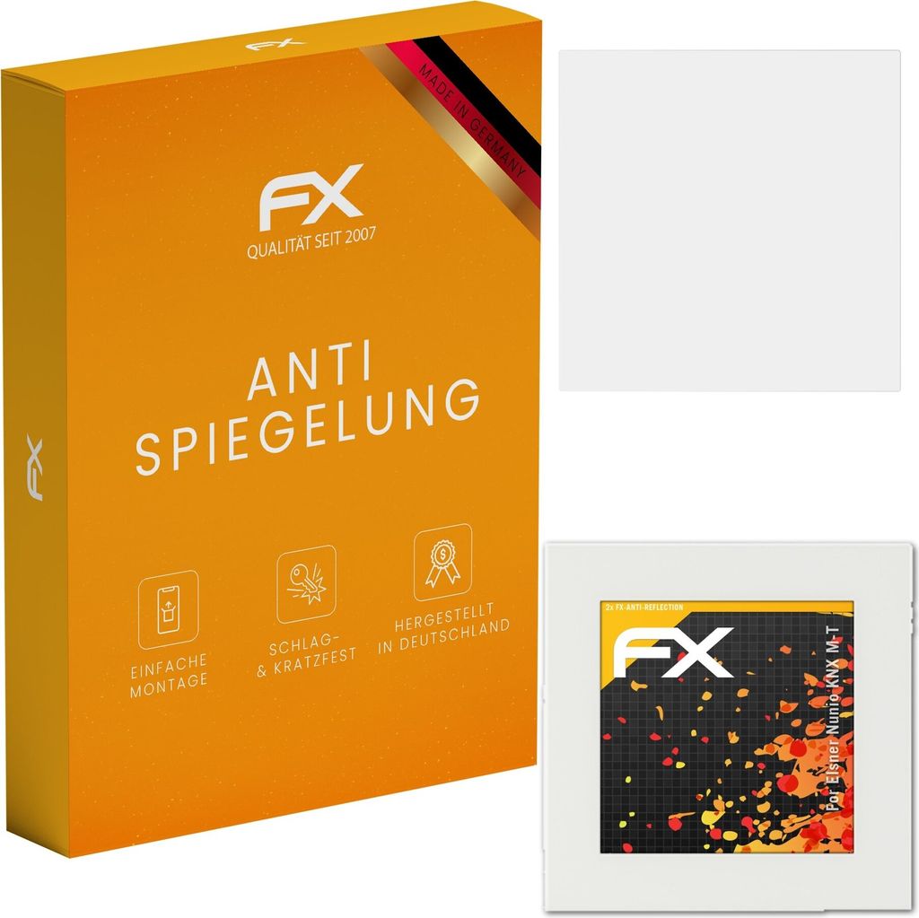 atFoliX FX-Antireflex 2x Schutzfolie kompatibel mit Elsner Nunio KNX M-T Displayfolie