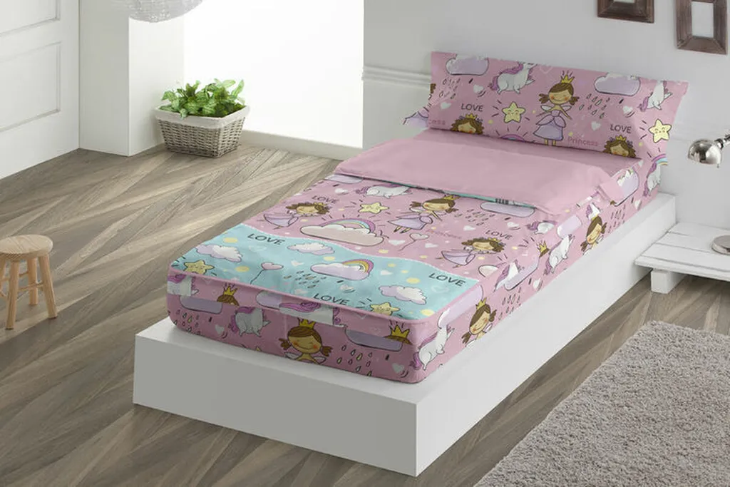 Copripiumino senza imbottitura. Tejidos Reina MORGANA Rosa
