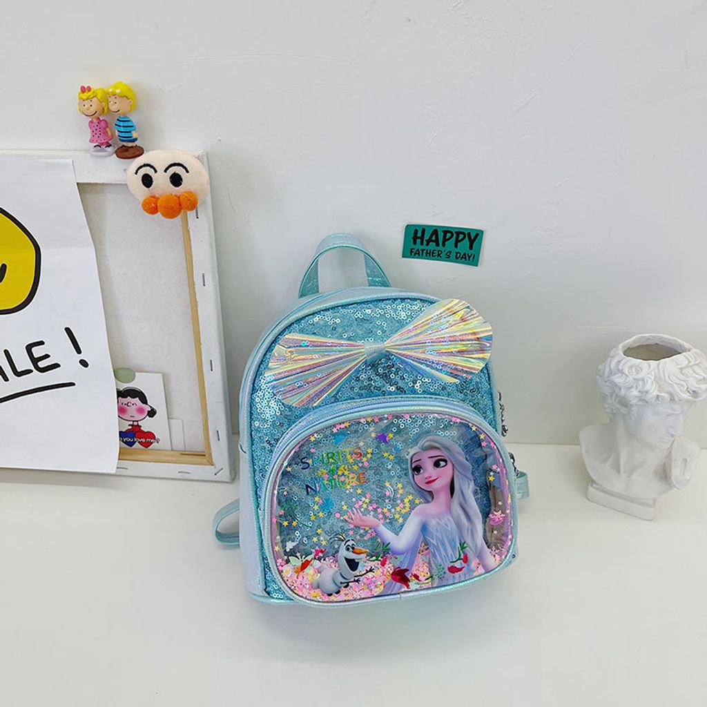 Disney Eiskönigin 2 Frozen ELSA Rucksack mit Pailetten Kindergartentasche Tasche 