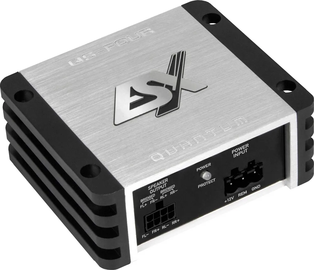 ESX Quantum QS-FOUR Mini Amplificateur 4 Canaux Classe D Haute Fidélité