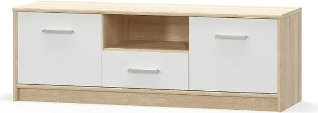 Cabinet de conseils RTV en bois chêne massif - Mobilier salon chic