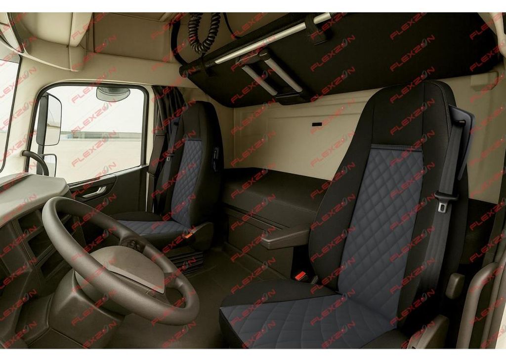 Kompletní sada 1+1 potahů sedadel z umělé kůže pro VOLVO FH Obrázek produktu 