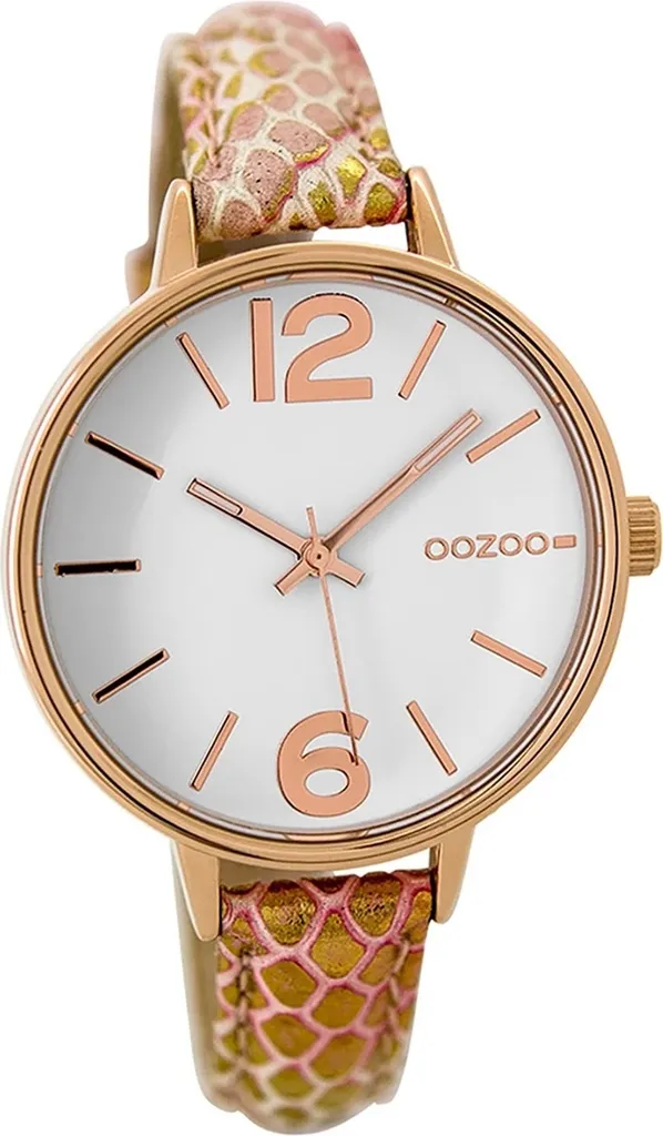 Orologio Quarzo Oozoo C9481 Donna Pelle Oro Rosa - Offerta