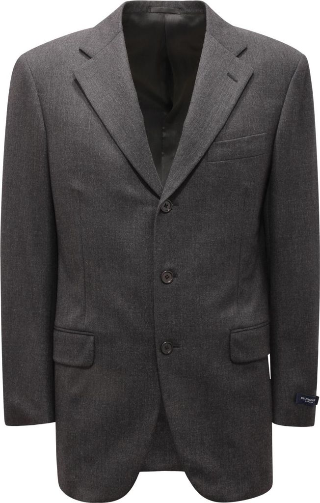 1237AU abito uomo BURBERRY man wool suit grey