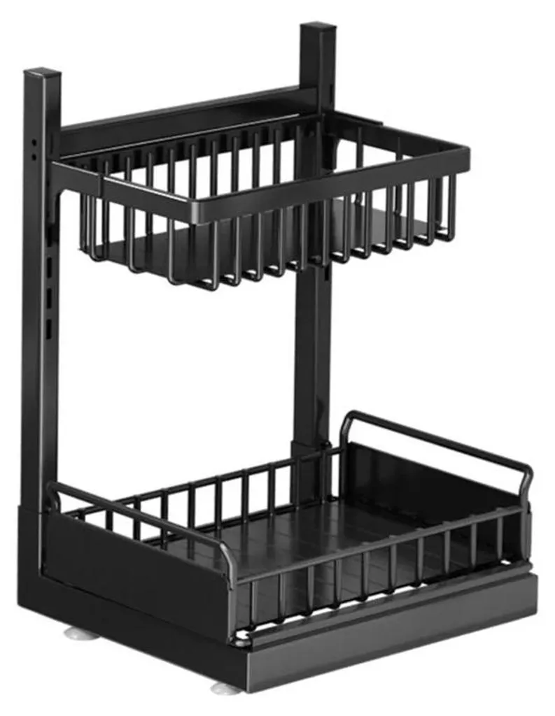 Organisateur sous-vasque robuste 1 niveau - Rangement gain de place
