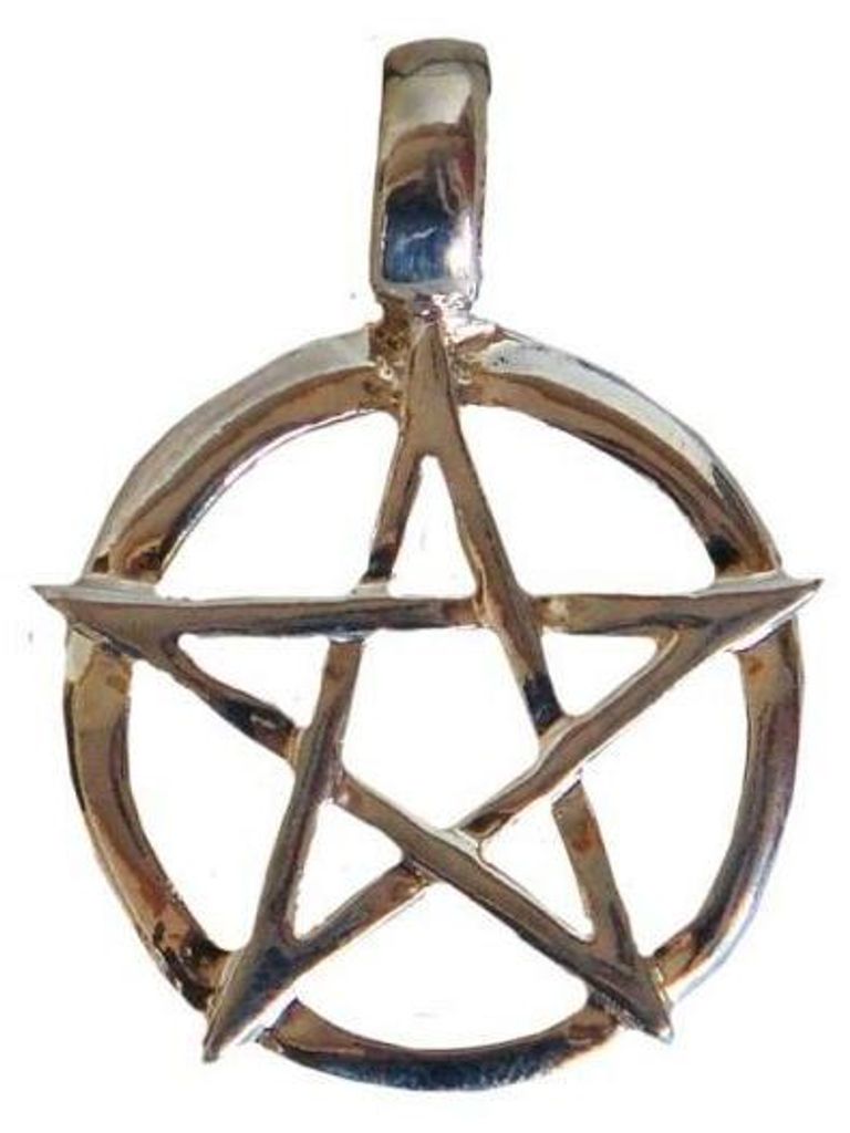 Gothic-Anhänger Pentagramm, mystischer Schutz-Anhänger