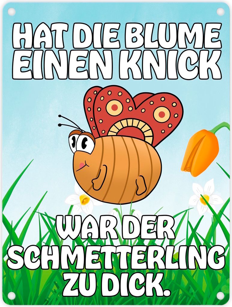 Hat die Blume einen Knick, war der Schmetterling zu dick Produktbild 