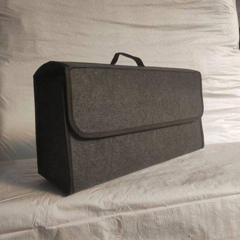 Auto-accessoires, reisorganizer, kofferbaktas, donkergrijs opbergbox