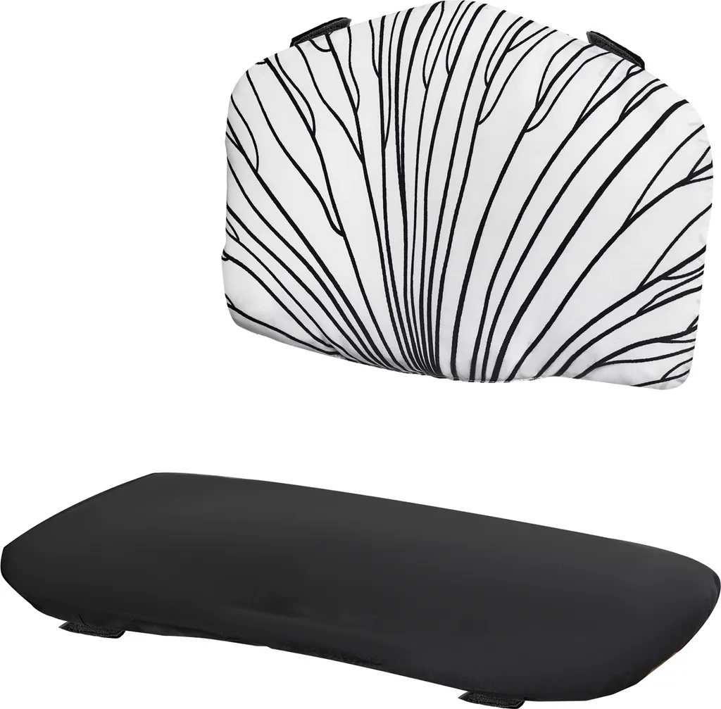 Set Cuscini Kinderkraft ENOCK Nero | Comfort Seduta e Schienale per Pappa