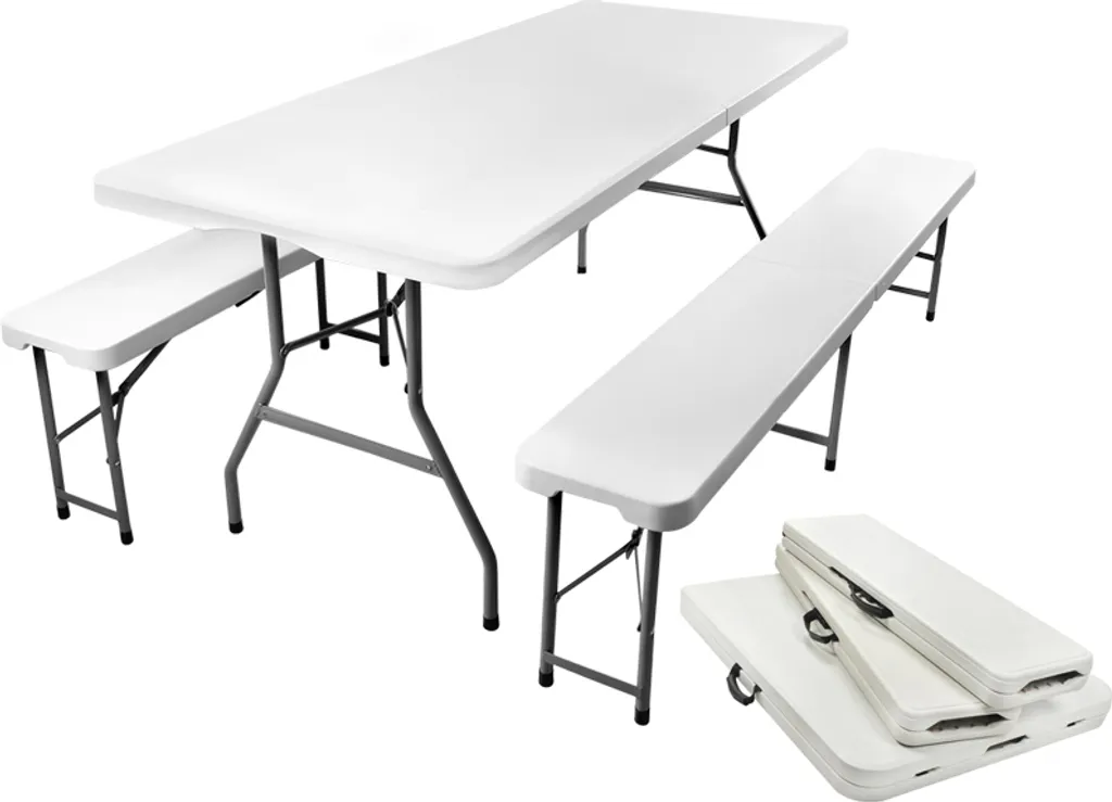 Table de Buffet Pliable 180cm : Gagnez de la Place et Recevez sans Stress