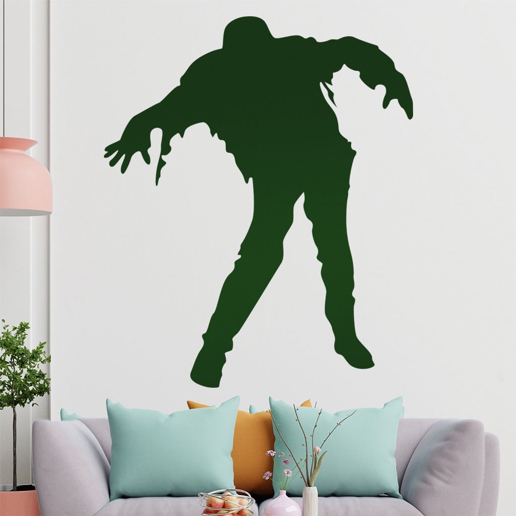 KIWISTAR Zombie - Tot Apokalypse Virus Wandtattoo in 6 Größen - Wandaufkleber Wall Sticker - Dekoration, Küche, Wohnzimmer, Schlafzimmer, Badezi...
