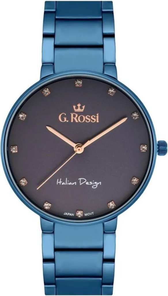 Montre G. Rossi ty122550 élégante pour homme avec bracelet en acier noir