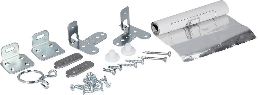 Einbausatz Türbefestigung für Möbeltüre beko 1784430046 an Geschirrspüler