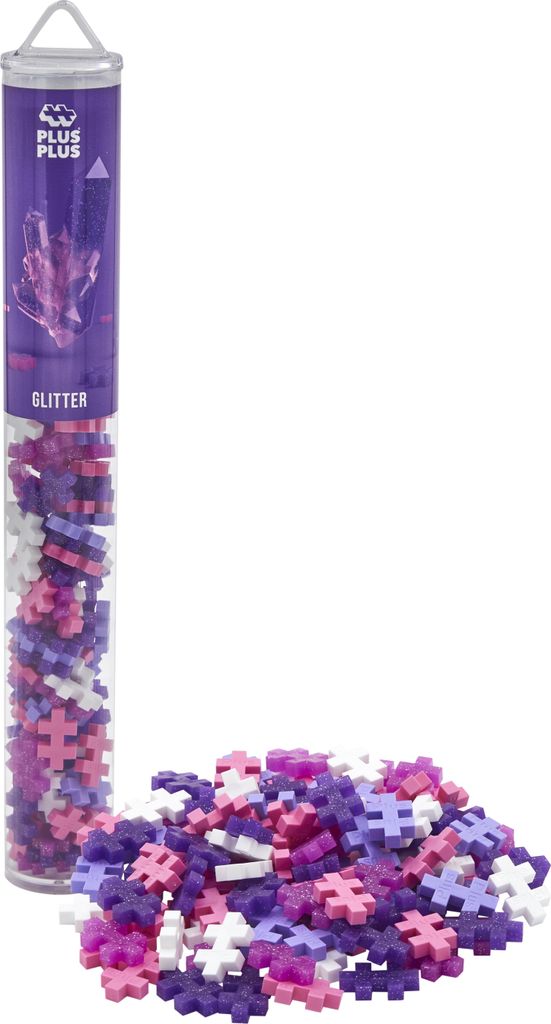 Tubo del kit di costruzione Plus-Plus - Glitter Mix 100 Immagine del prodotto 