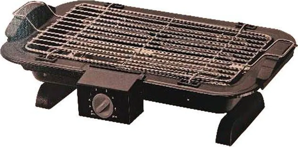 Barbecue électrique Staylux 2200W noir idéal pour repas en famille à table