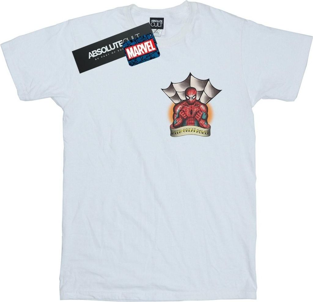 Marvel - T-Shirt für Herren BI43310 (4XL) (Weiß)