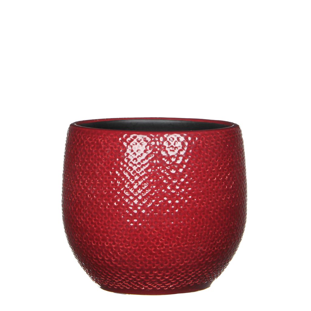 Gabriel Topf rund bordeaux - h16xd18cm