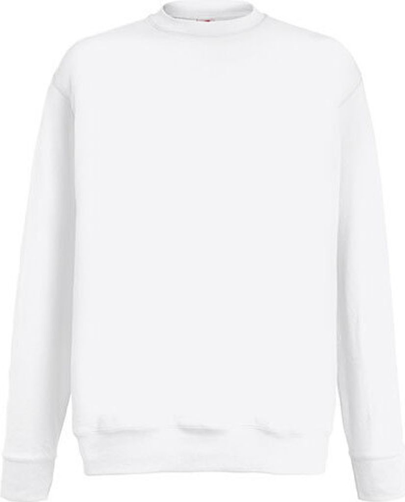 Fruit of the Loom - New Lightweight Set-In Sweat - White - M