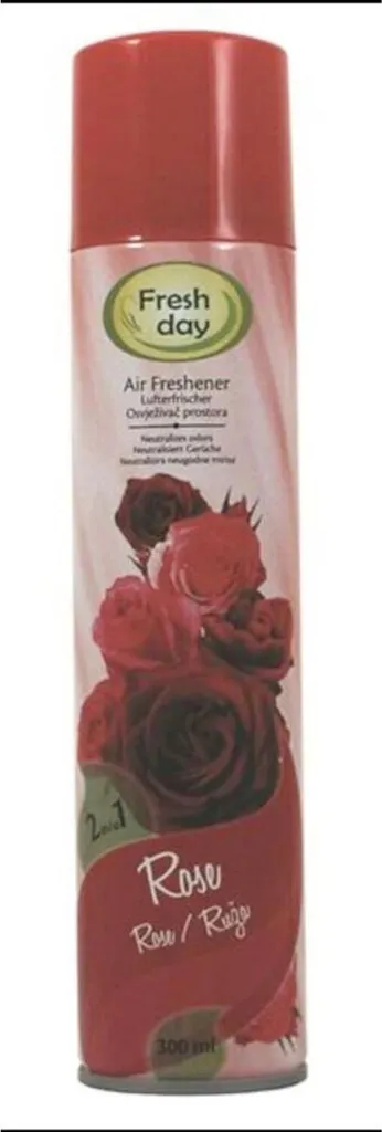 Désodorisant pour Salle de Bain et Maison - 24x Spray Rose Fraîcheur