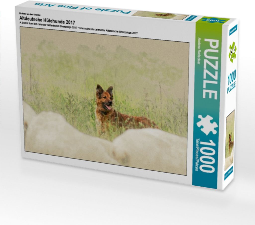Calvendo Ein Motiv aus dem Kalender Altdeutsche Hütehunde 2017 1000 Teile Puzzle quer 640x480mm, Redecker Andrea; 7366045