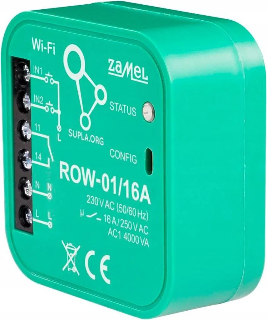 Module de commande WiFi Zamel Supla encastrable pour maison connectée