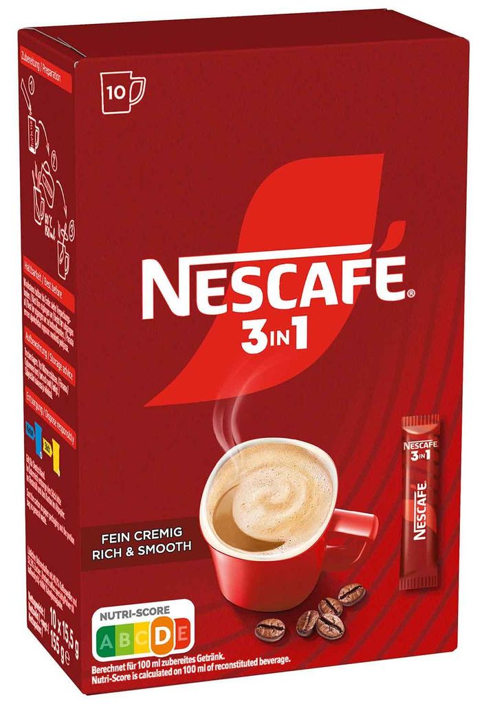 Nescafé 3in1 Sticks 10er Produktbild 