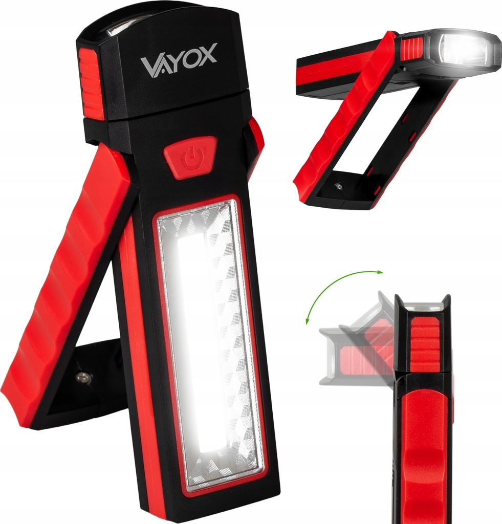 Dílenská LED lampa Vayox VA0101 | 120 lm | LED + COB | Obrázek produktu 