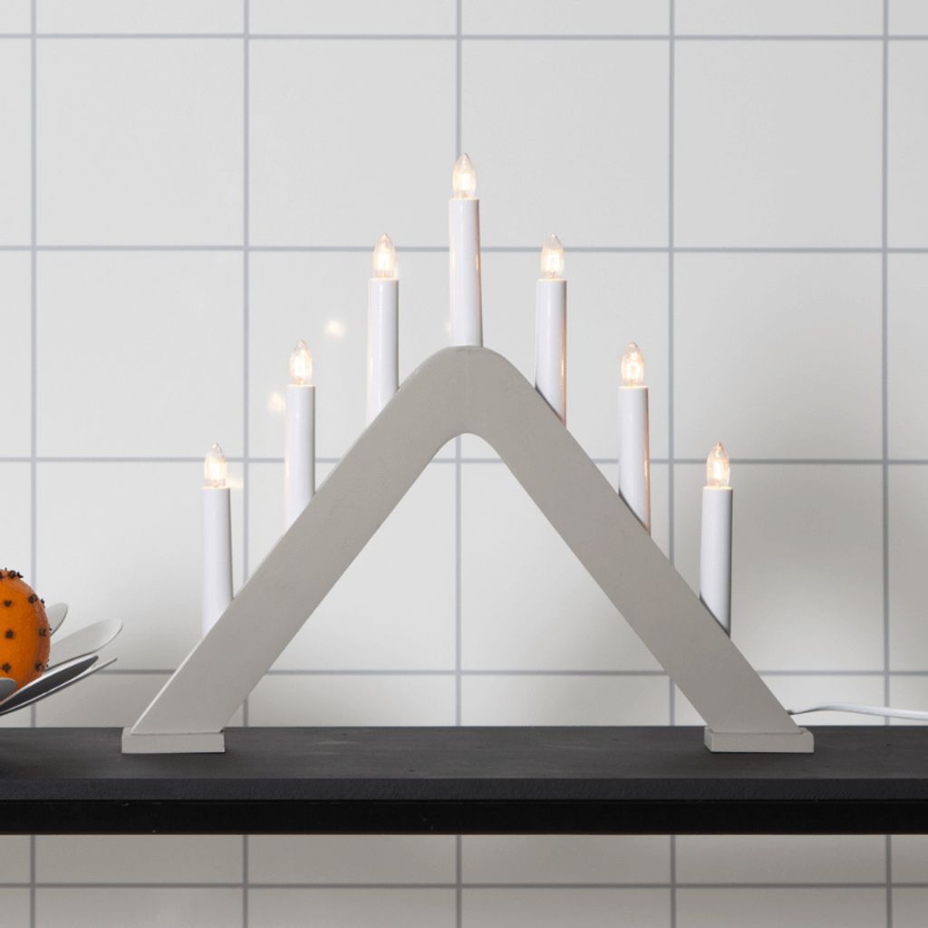 Star Trading  Lichterbogen ,Jarve' aus Holz, 7-flammig, Produktbild 7