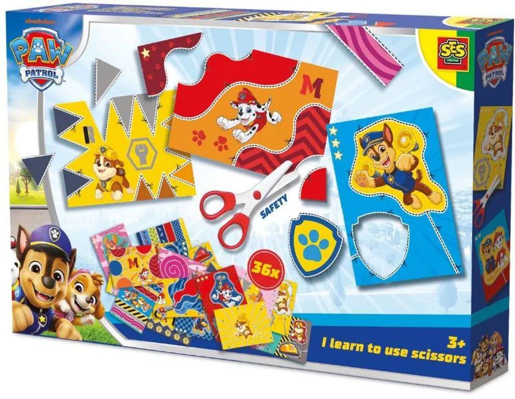 Kit de bricolage Paw Patrol Apprendre à découper : Set créatif enfant