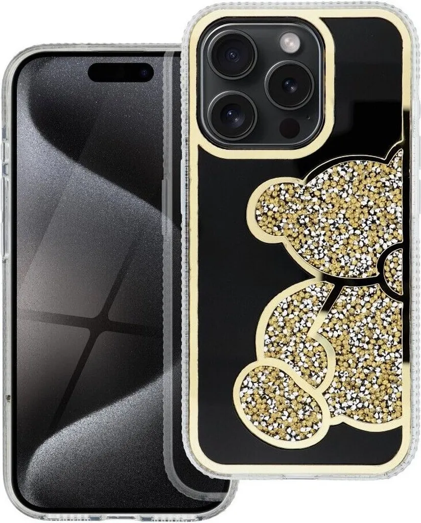Custodia Samsung Galaxy S24 FE Teddy Bear Gold | Cover Protettiva Oro