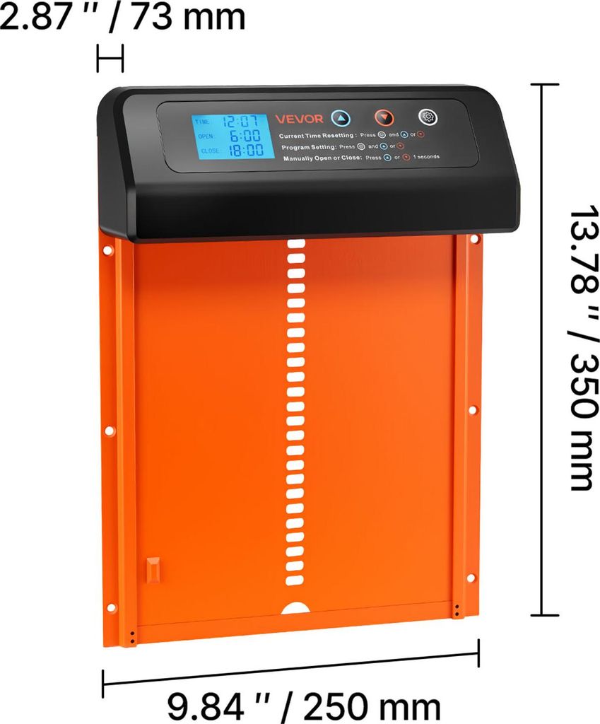 VEVOR sportello automatico per pollai, porta per pollai con Immagine del prodotto 