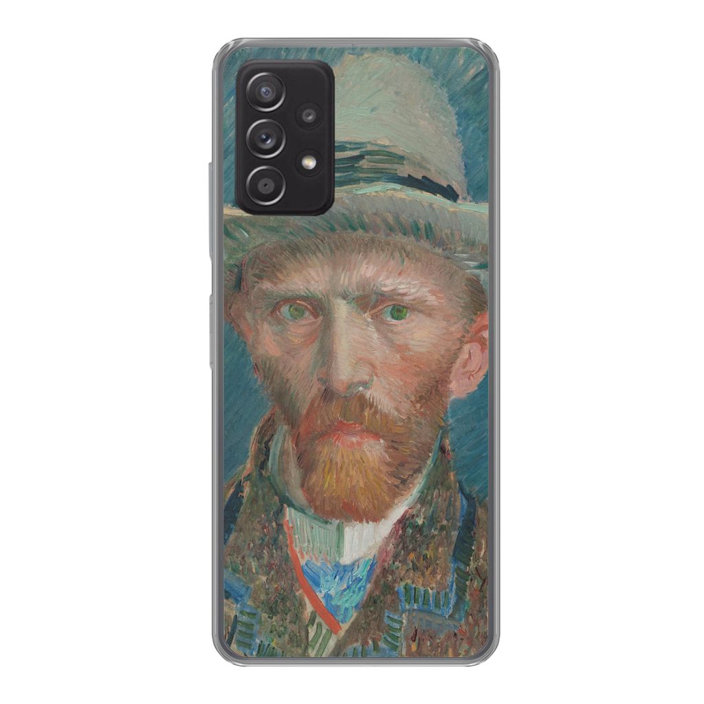 MuchoWow Handyhülle Schutzhülle Hülle für Samsung Galaxy A53 5G Selbstporträt 1887 - Gemälde von Vincent van Gogh Silikon Softcase Handy H...