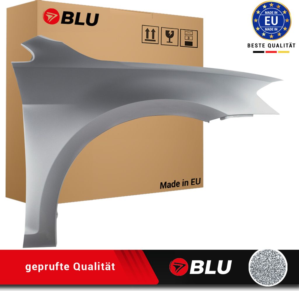 BLU Błotnik pasujący do VW Volkswagen Golf VII 7 LA7W Prawy Zdjęcie produktu 