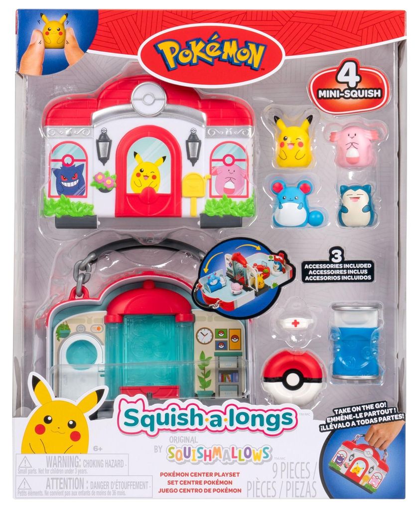 Jazwares|Pokémon Pokémon Center Playset - Squishalongs Produktbild 