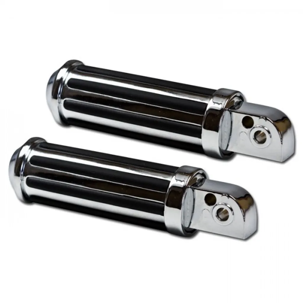 Repose-pieds RAIL chrome XV535 : finissez-en avec les glissades pieds