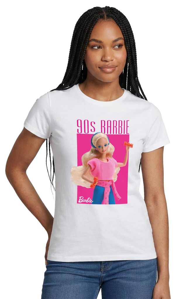 Spreadshirt Barbie Porträt Charakter 90er Barbie 90er Jahre Produktbild 