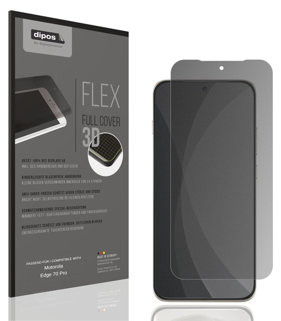 Pellicola protettiva Privacy per Motorola Edge 70 Pro Immagine del prodotto 