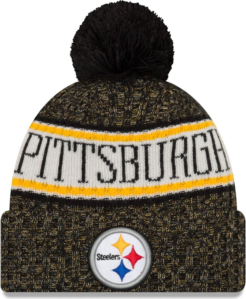New Era NFL Sideline 2018 Bobble Mütze - Pittsburgh Produktbild 