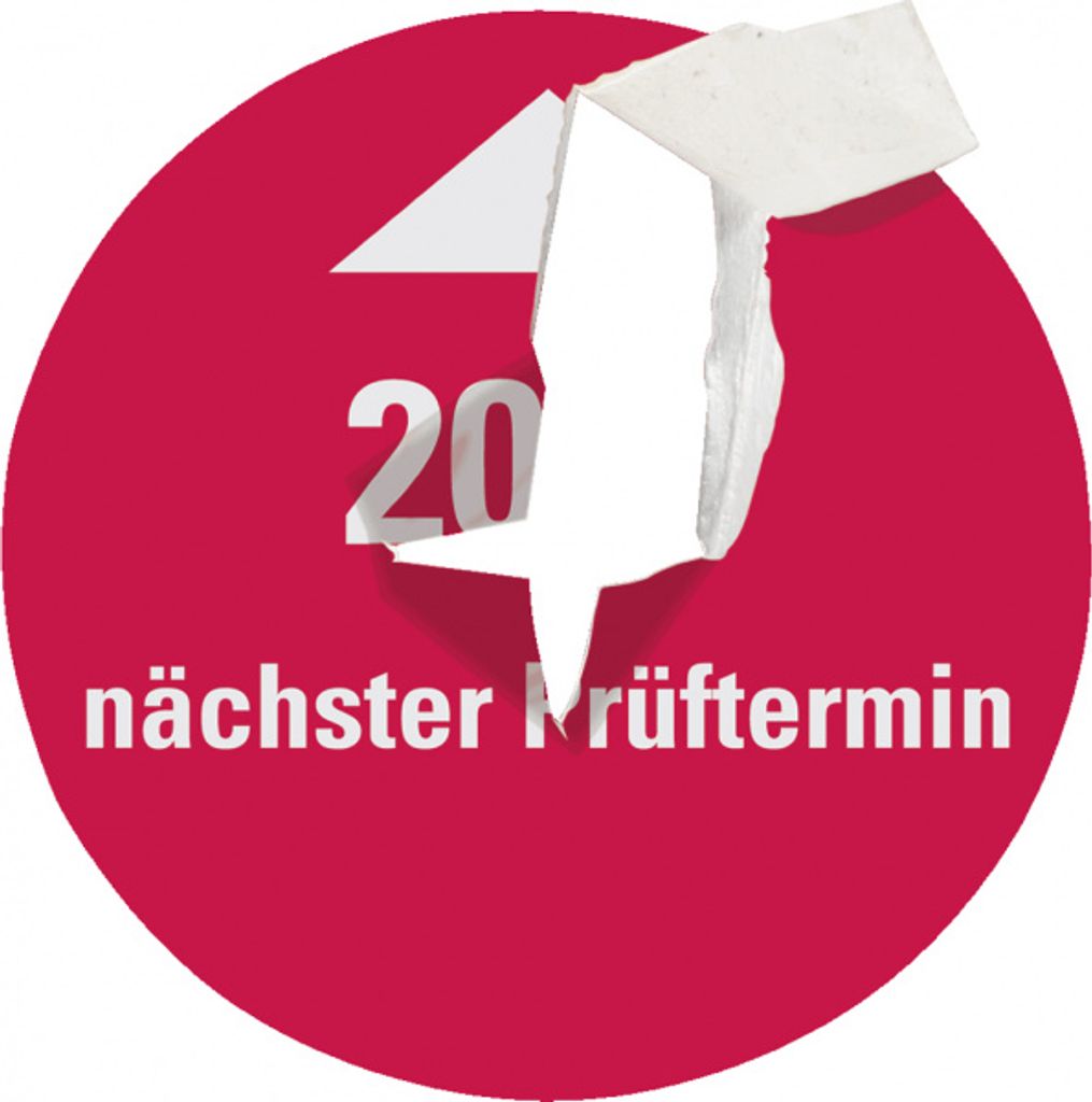 Dreifke Systemprüfplakette nächster Prüftermin 2029, grün, Dokumentenfolie, ...