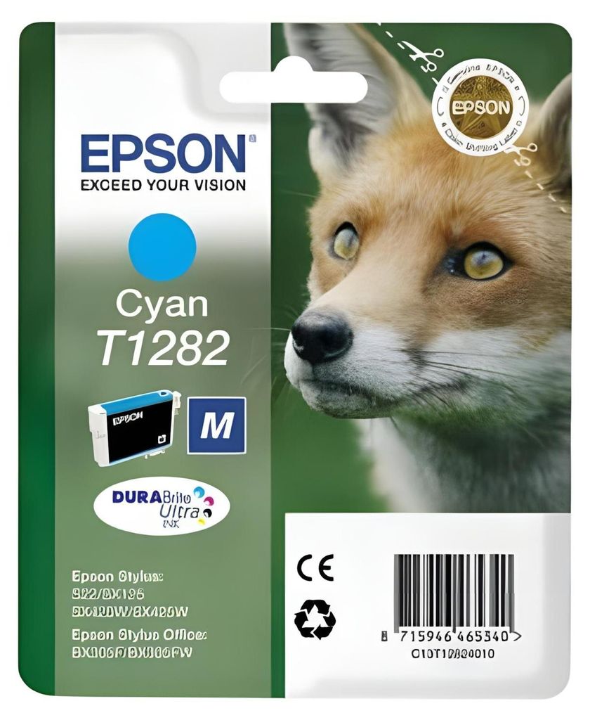 Epson Tintenpatrone cyan DURABrite T 128           T 1282 Produktbild 
