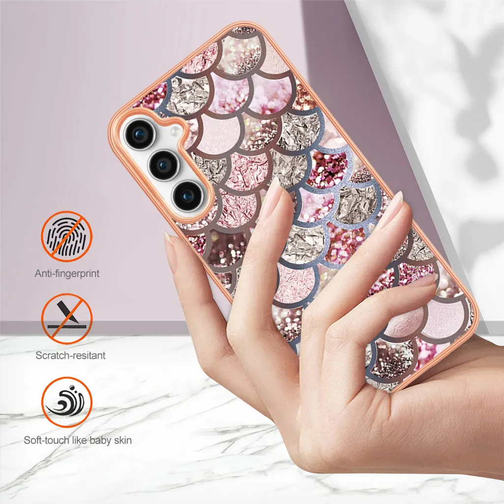Cover Samsung Galaxy S23 FE Silicone Morbido - Coffee Design Chic - 3