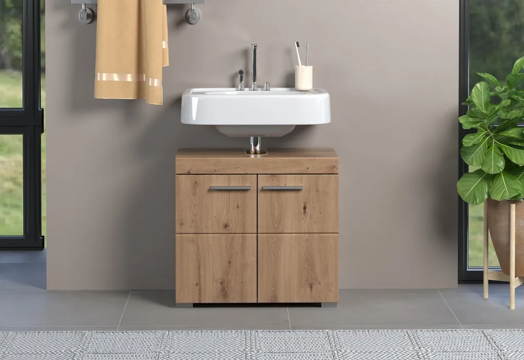 Mobile Bagno Rovere Nodoso Amanda Trendteam 60x56x34 cm Design - 7