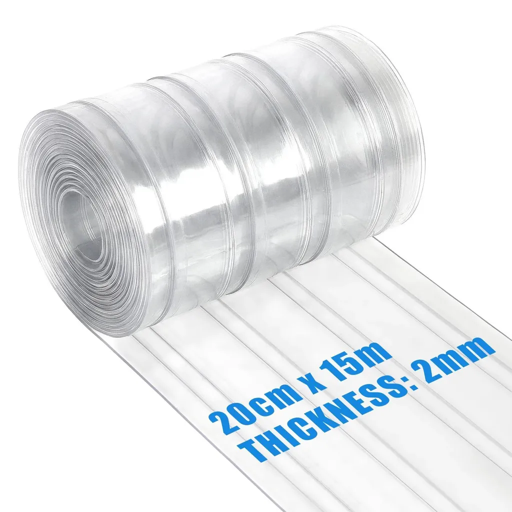 Rideau de protection thermique pour chambre froide PVC Bronze 0,2x15 m